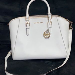 White Michael kors purse